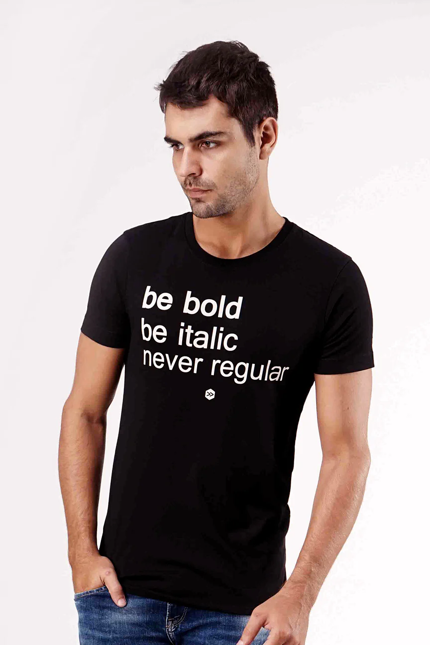 T-Shirt Lengan Pendek Convict Black