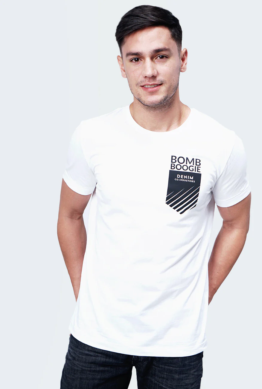 T-Shirt Lengan Pendek Cartera Offwhite