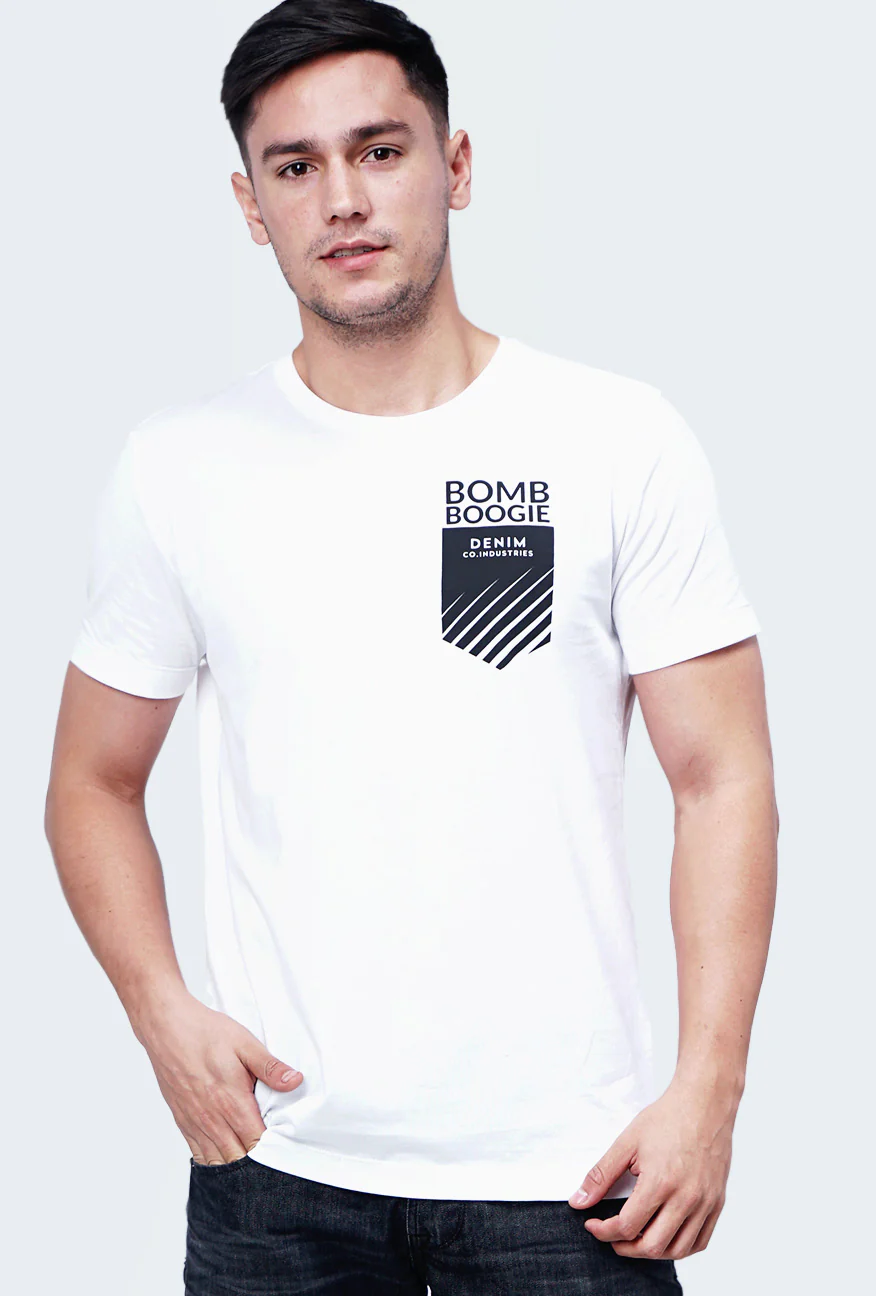T-Shirt Lengan Pendek Cartera Offwhite - Image 3