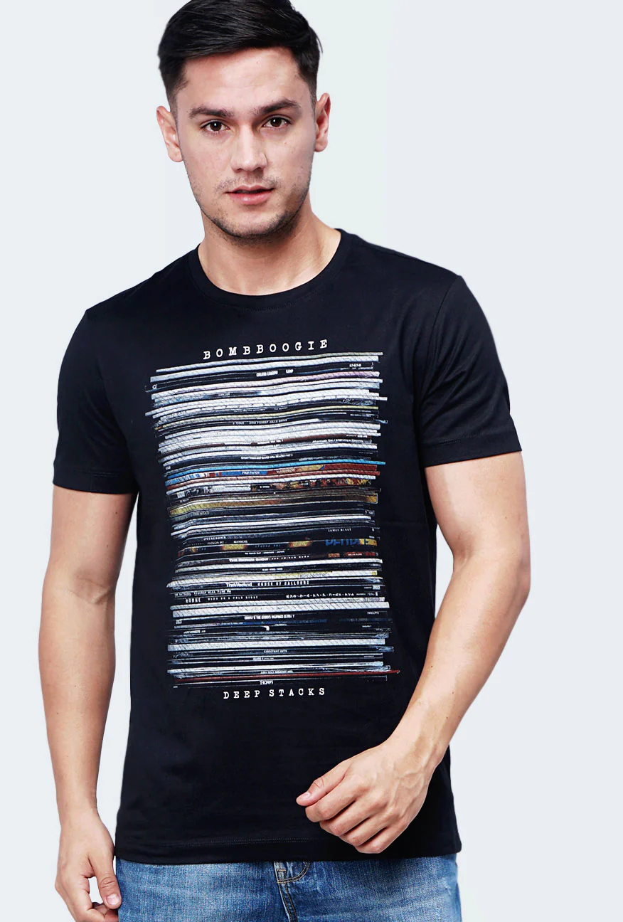T-Shirt Lengan Pendek Hetfield Black - Image 4