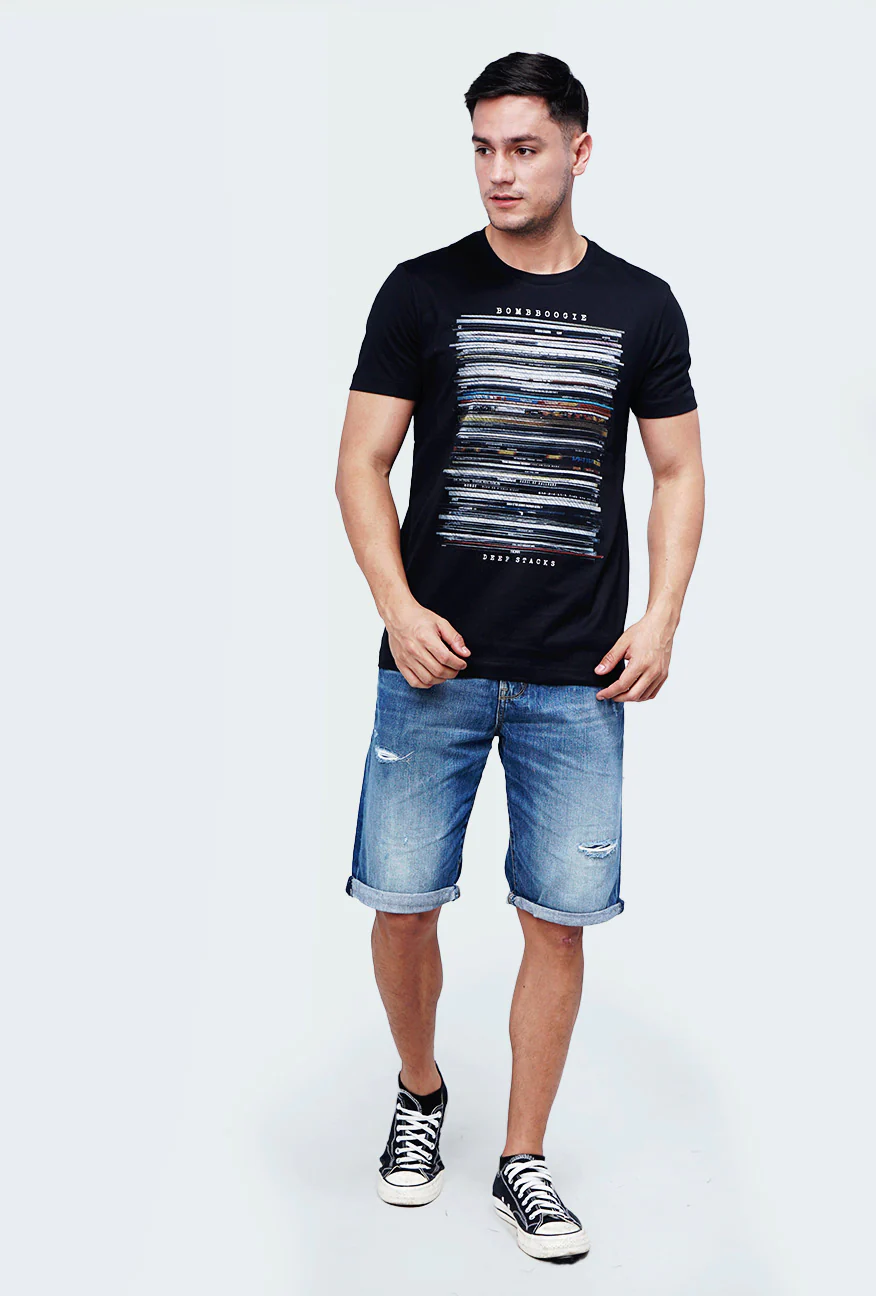 T-Shirt Lengan Pendek Hetfield Black - Image 5