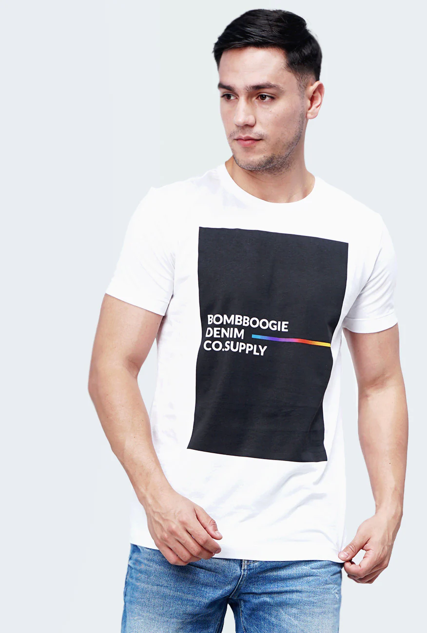 T-Shirt Lengan Pendek Loyds Offwhite