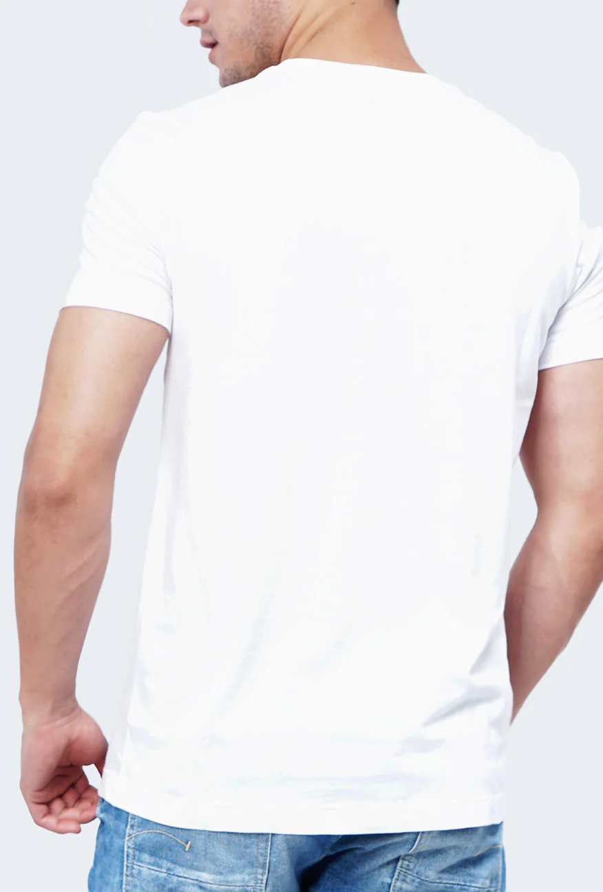 T-Shirt Lengan Pendek Loyds Offwhite - Image 3