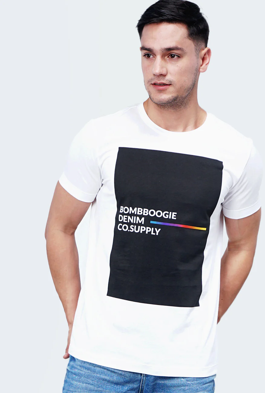 T-Shirt Lengan Pendek Loyds Offwhite - Image 5