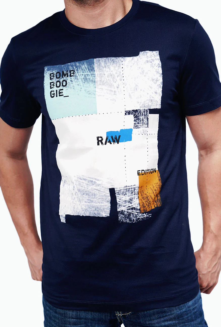 T-Shirt Lengan Pendek Mugler Dark Navy - Image 2
