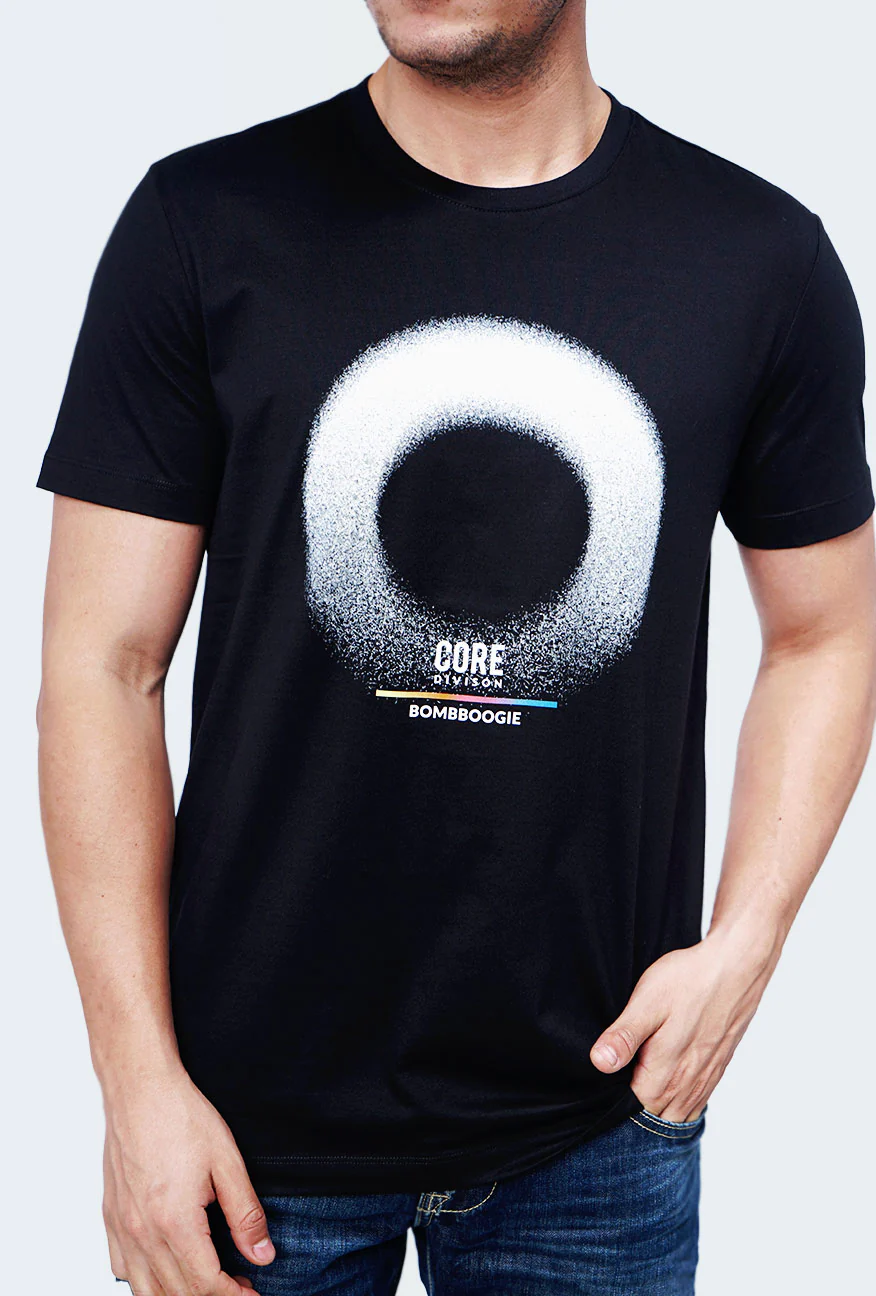 T-Shirt Lengan Pendek Neil Black - Image 2