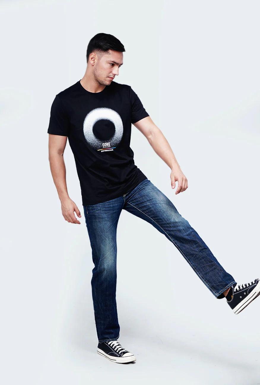T-Shirt Lengan Pendek Neil Black - Image 6