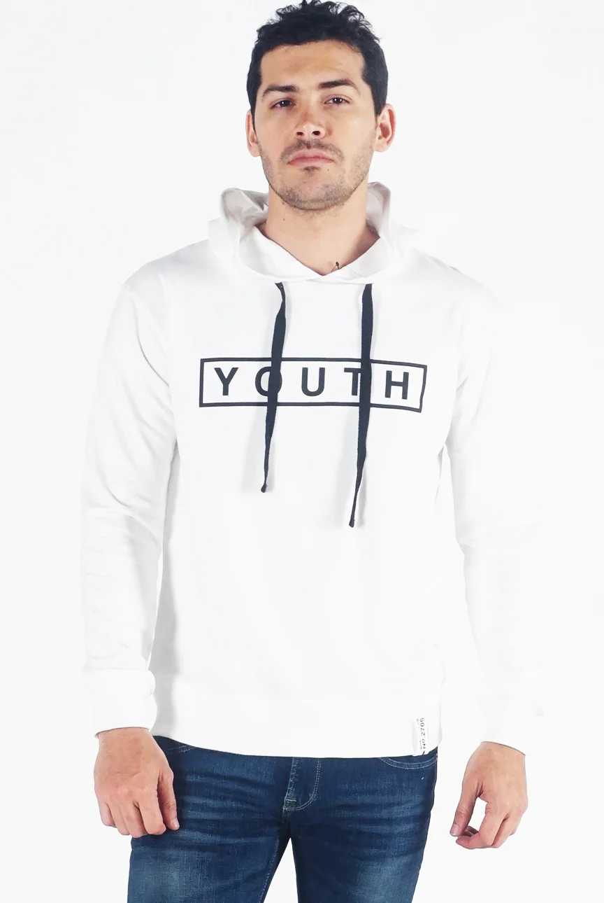 Sweater Hoodie Cosmiq Offwhite