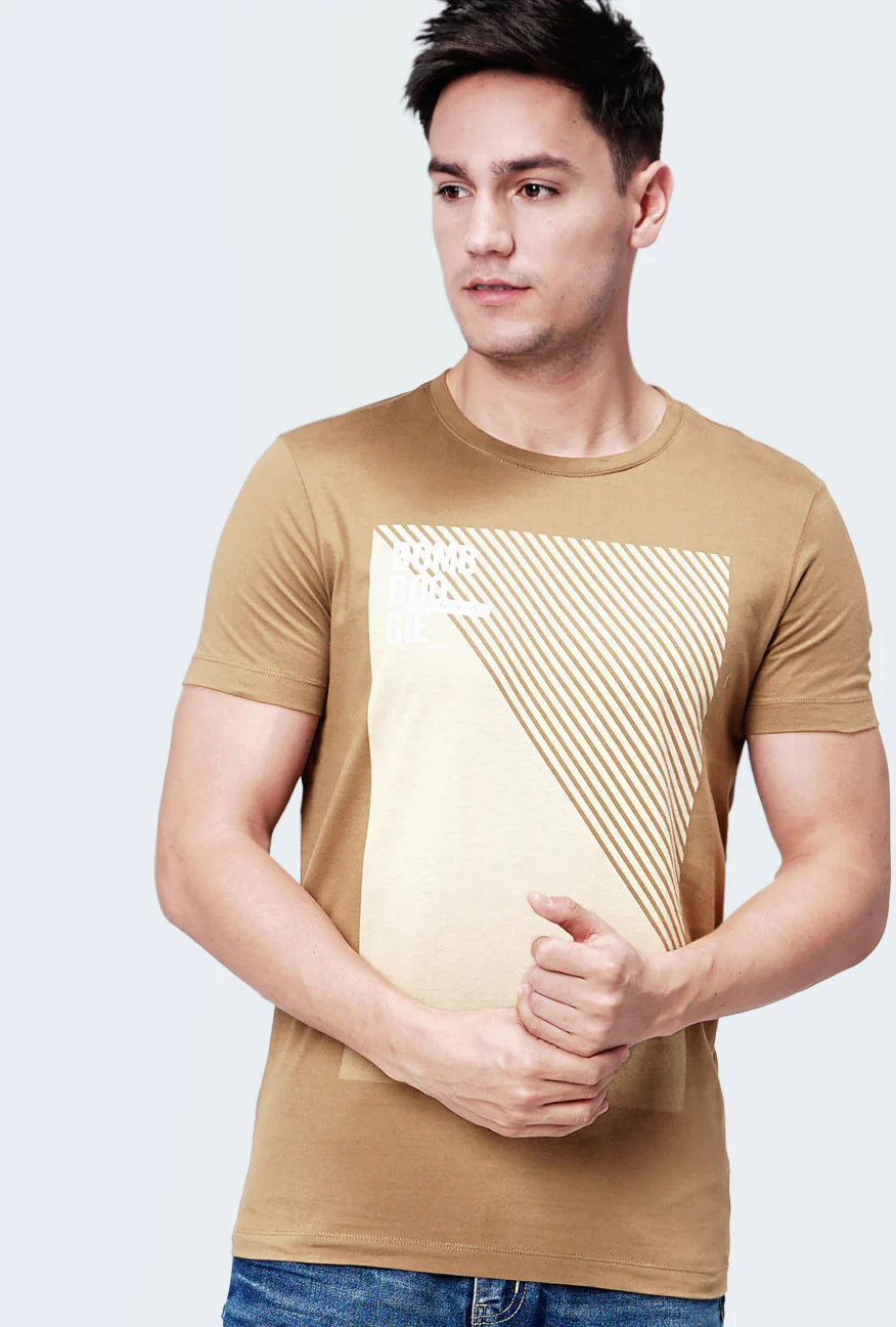 T-Shirt Lengan Pendek Creestof Brown - Image 4
