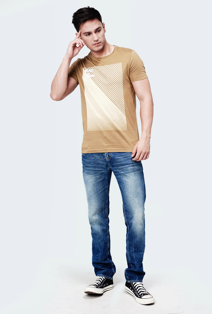 T-Shirt Lengan Pendek Creestof Brown - Image 5