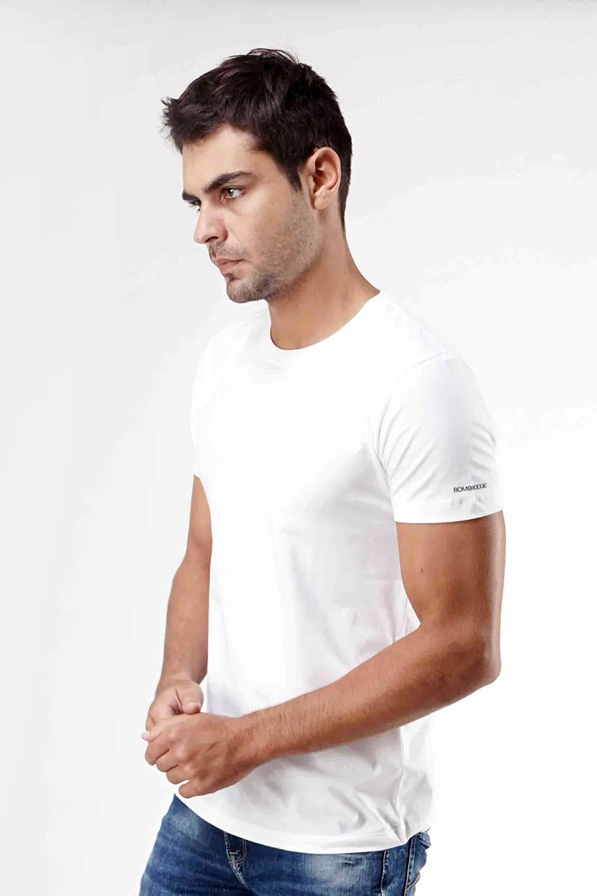 T-Shirt Lengan Pendek Cylon Offwhite - Image 2