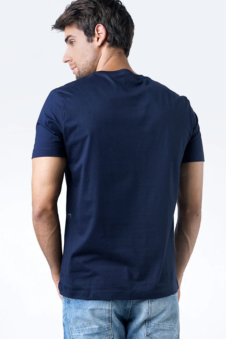 T-Shirt Lengan Pendek Dainero Dark Navy - Image 3
