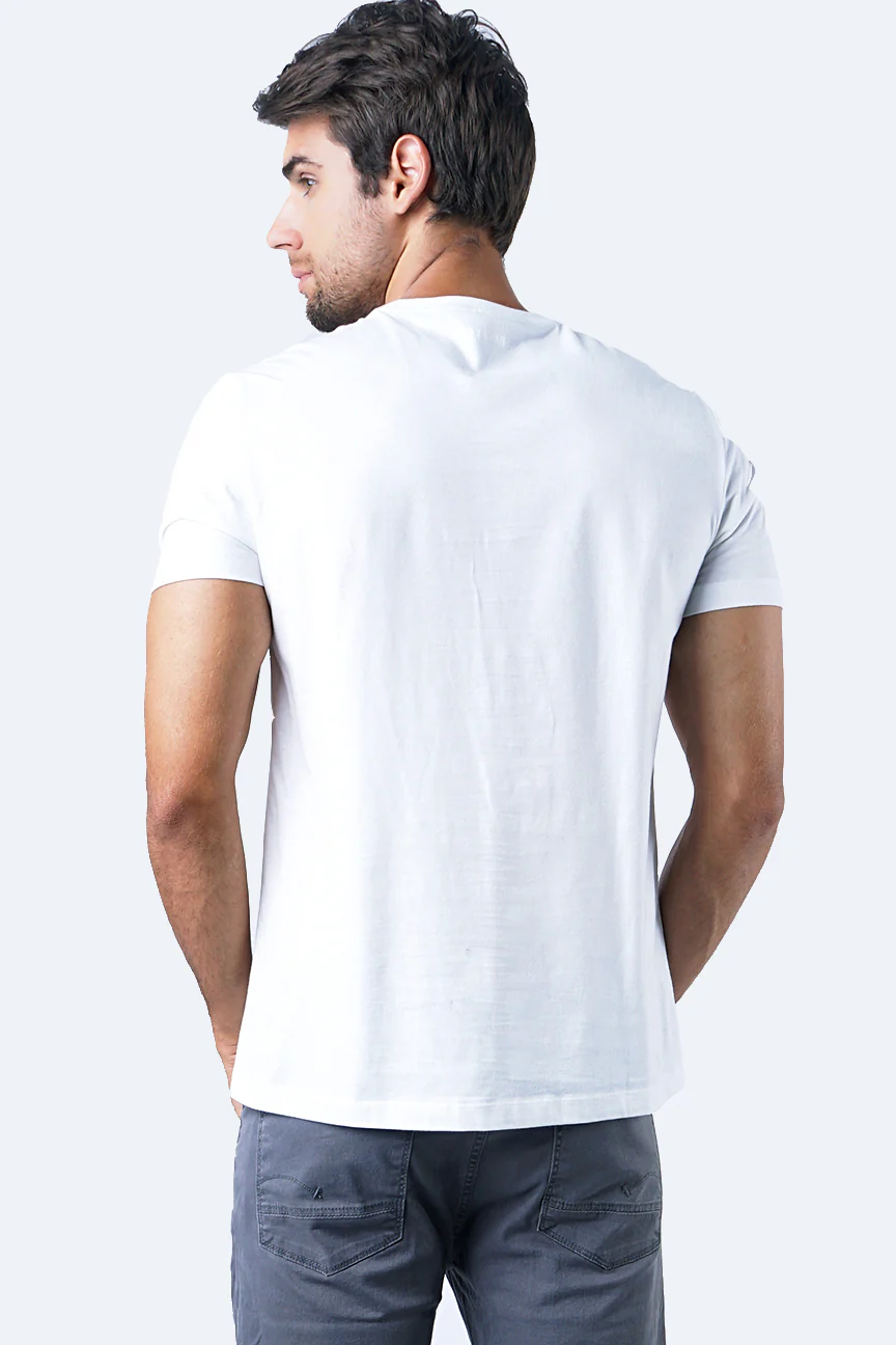 T-Shirt Lengan Pendek Dazze Offwhite - Image 5
