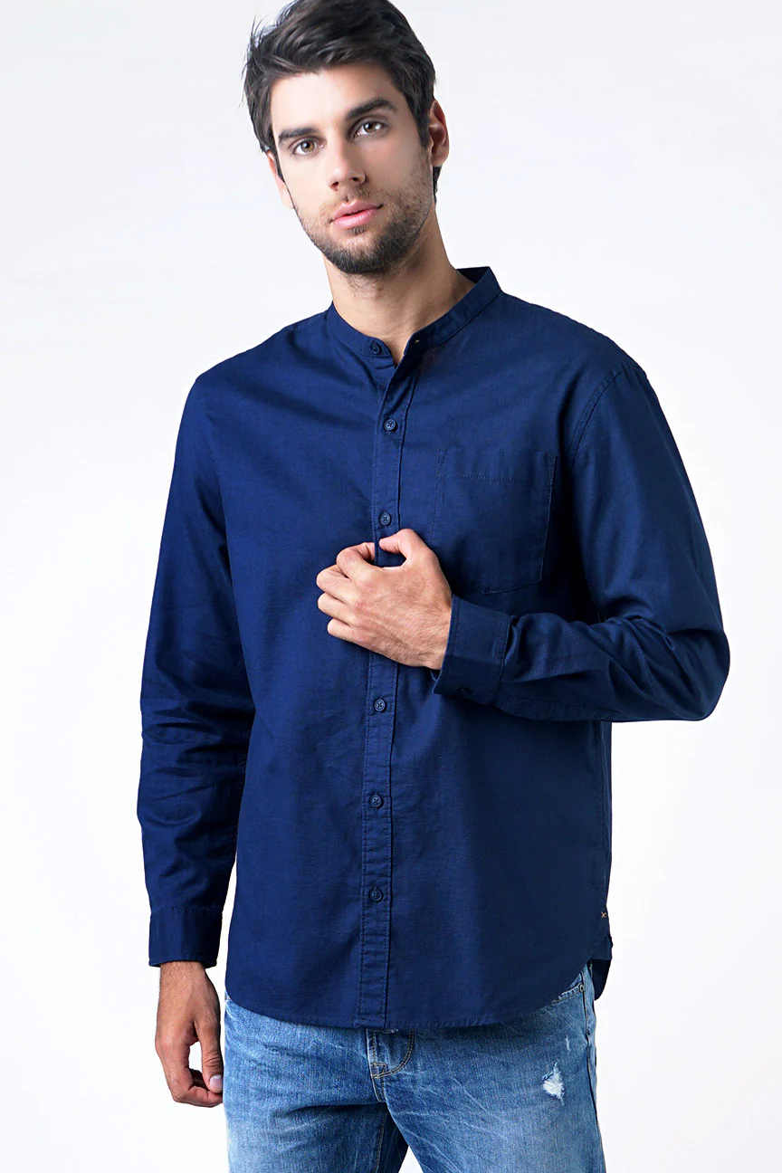 Kemeja Koko Dillon Navy