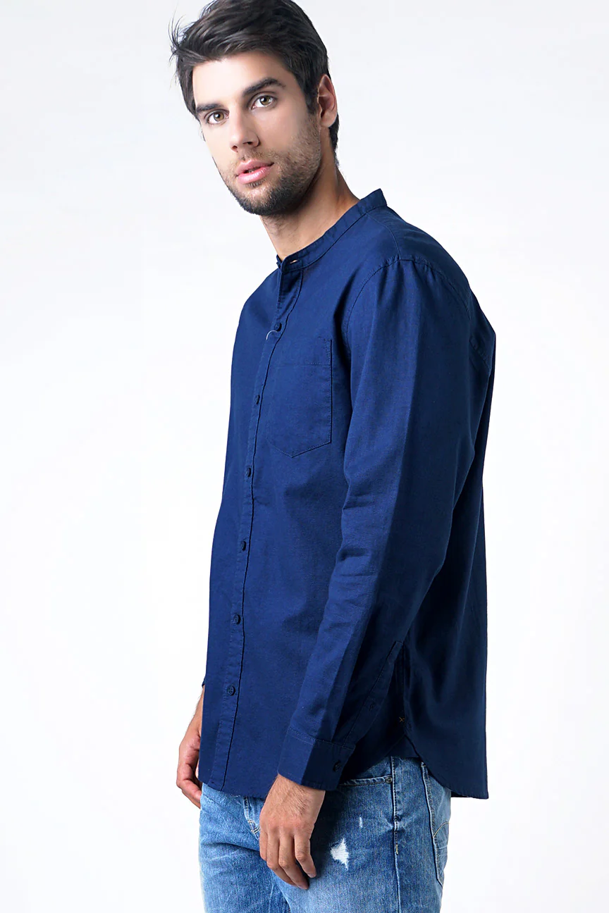 Kemeja Koko Dillon Navy - Image 2