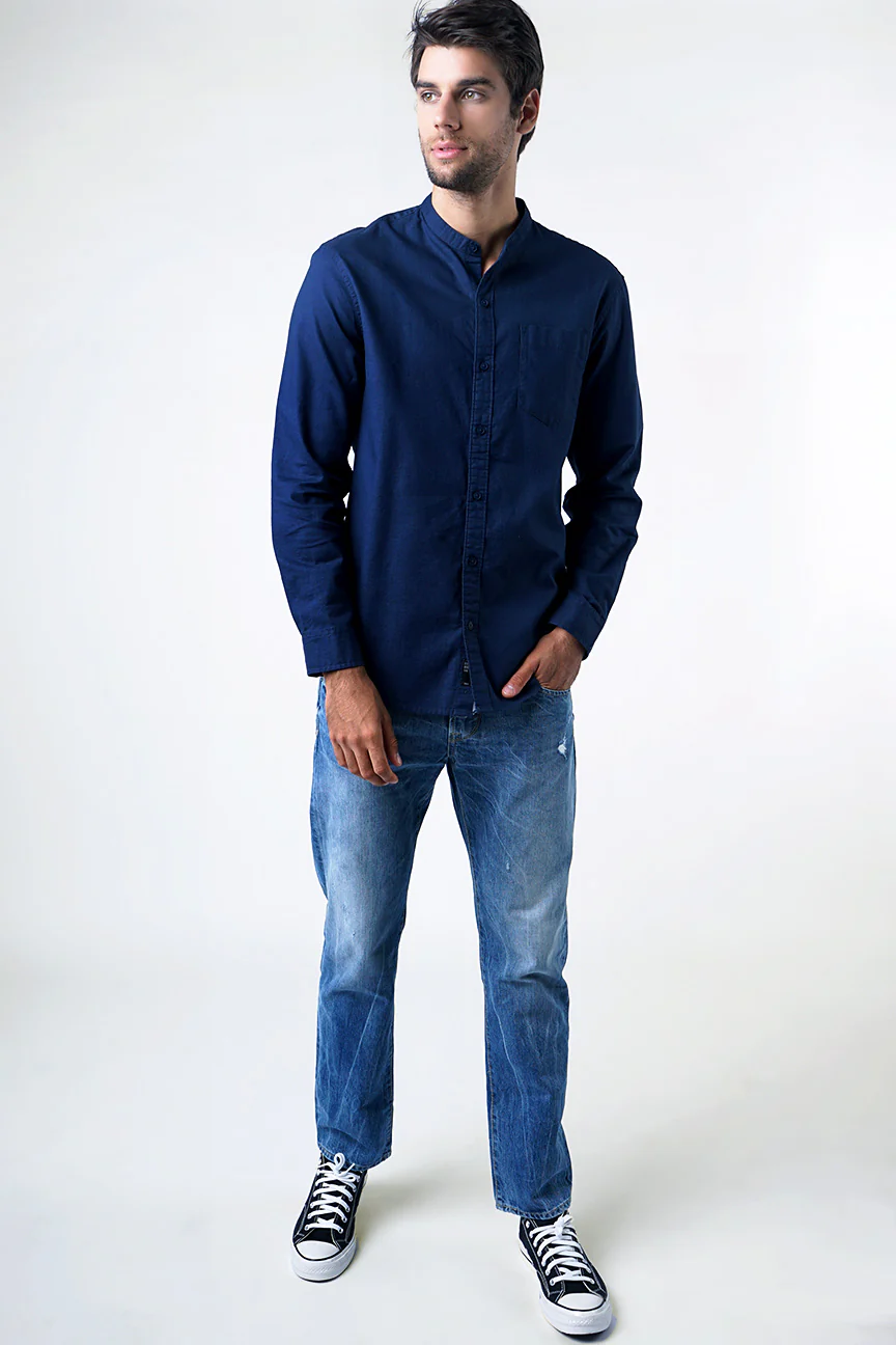 Kemeja Koko Dillon Navy - Image 3
