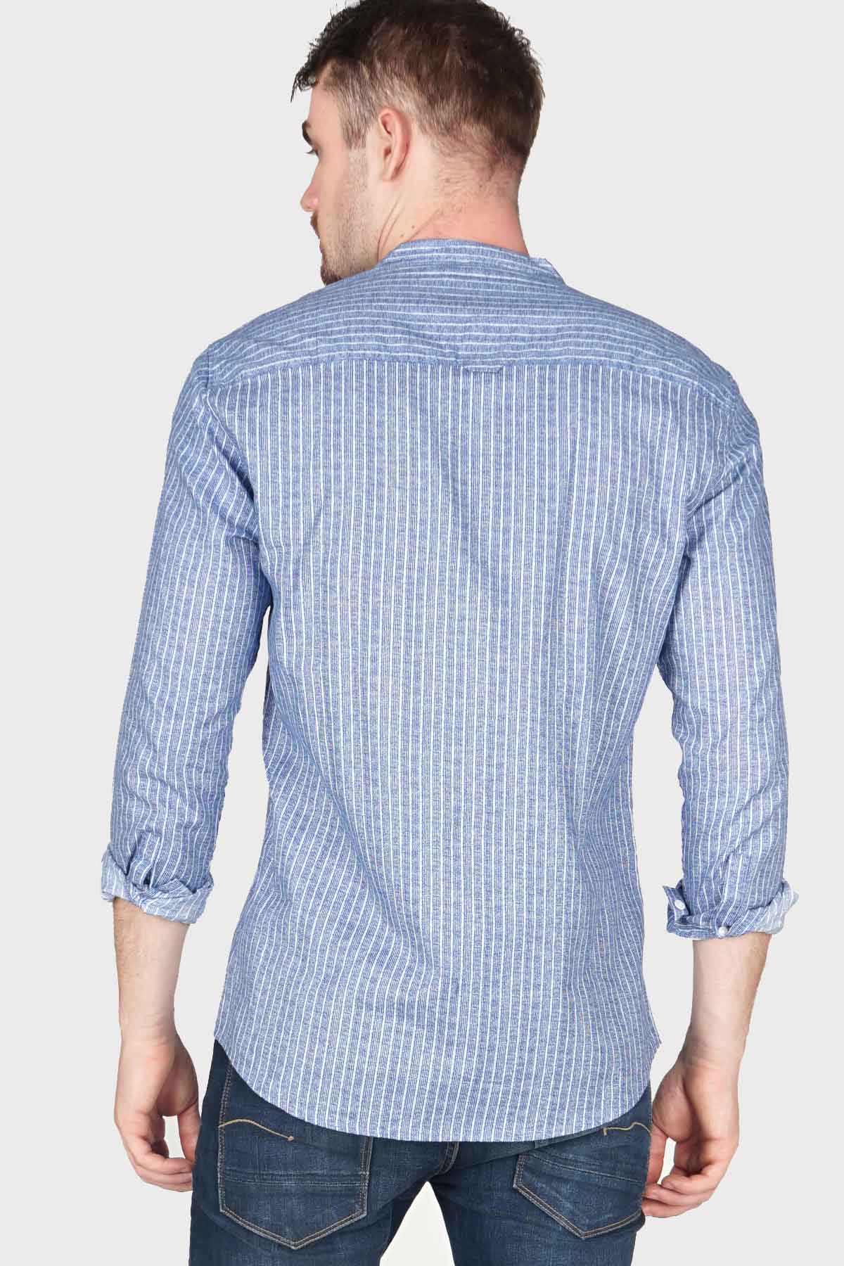 Kemeja Lengan Panjang Drigi Blue - Image 3
