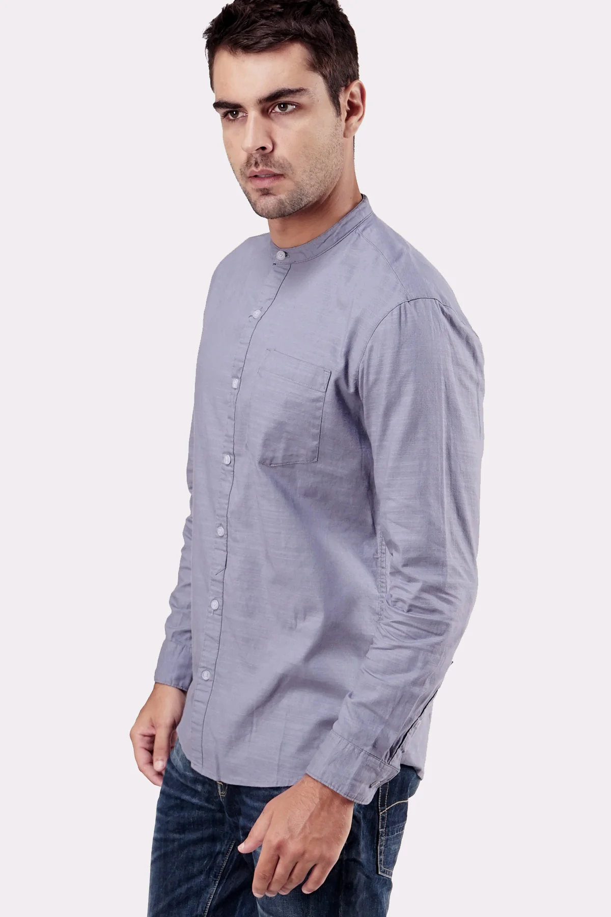 Kemeja Koko Drippin Grey Regular - Image 2
