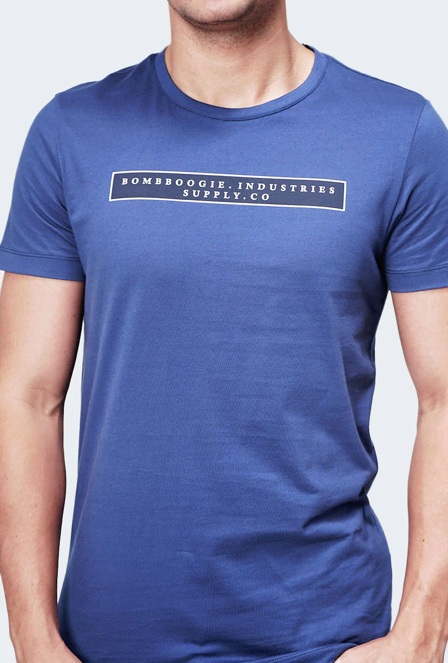 T-Shirt Lengan Pendek Eimkey Blue - Image 2