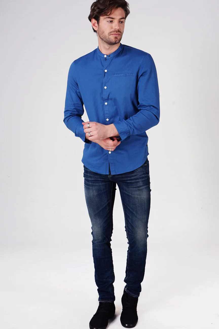 Kemeja Koko Emperor Blue Regular
