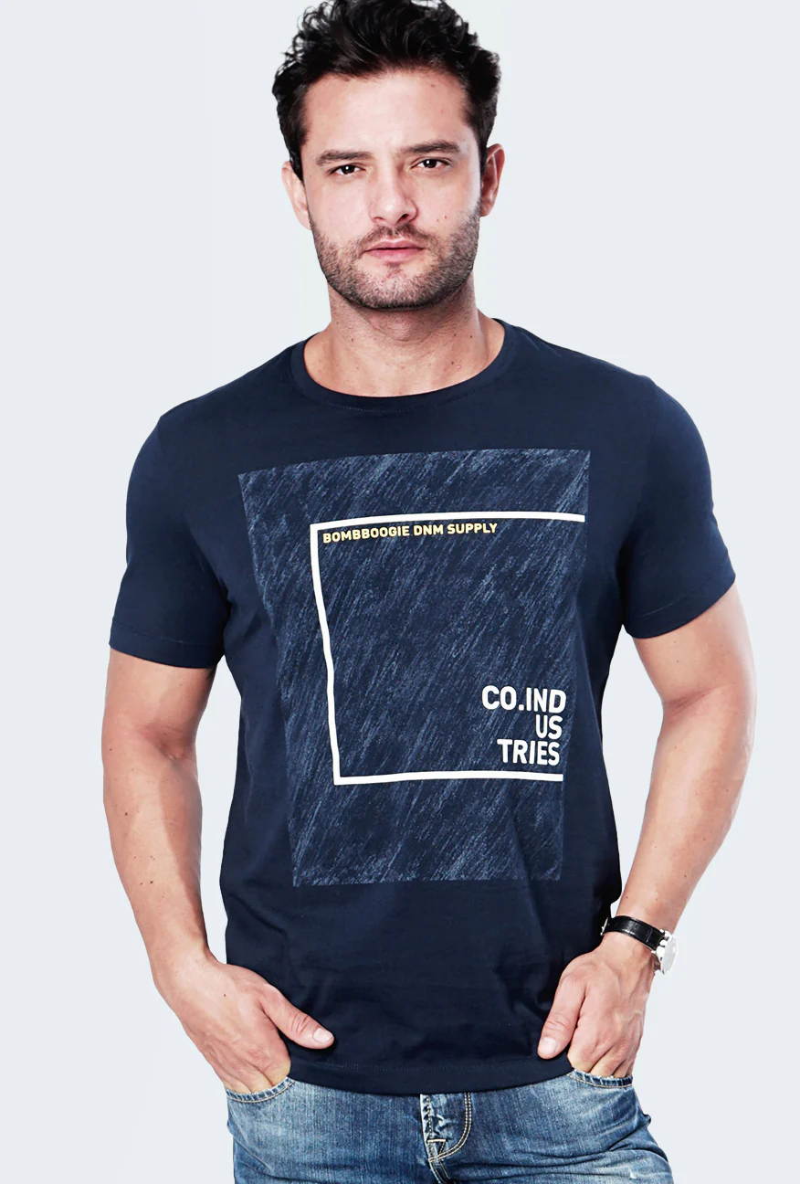 T-Shirt Lengan Pendek Excort Navy