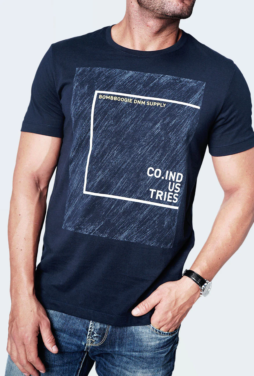 T-Shirt Lengan Pendek Excort Navy - Image 5