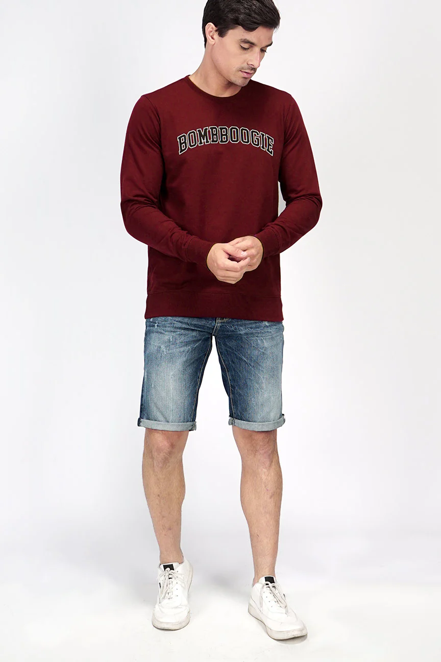 Sweater Feedly Maroon - Image 3