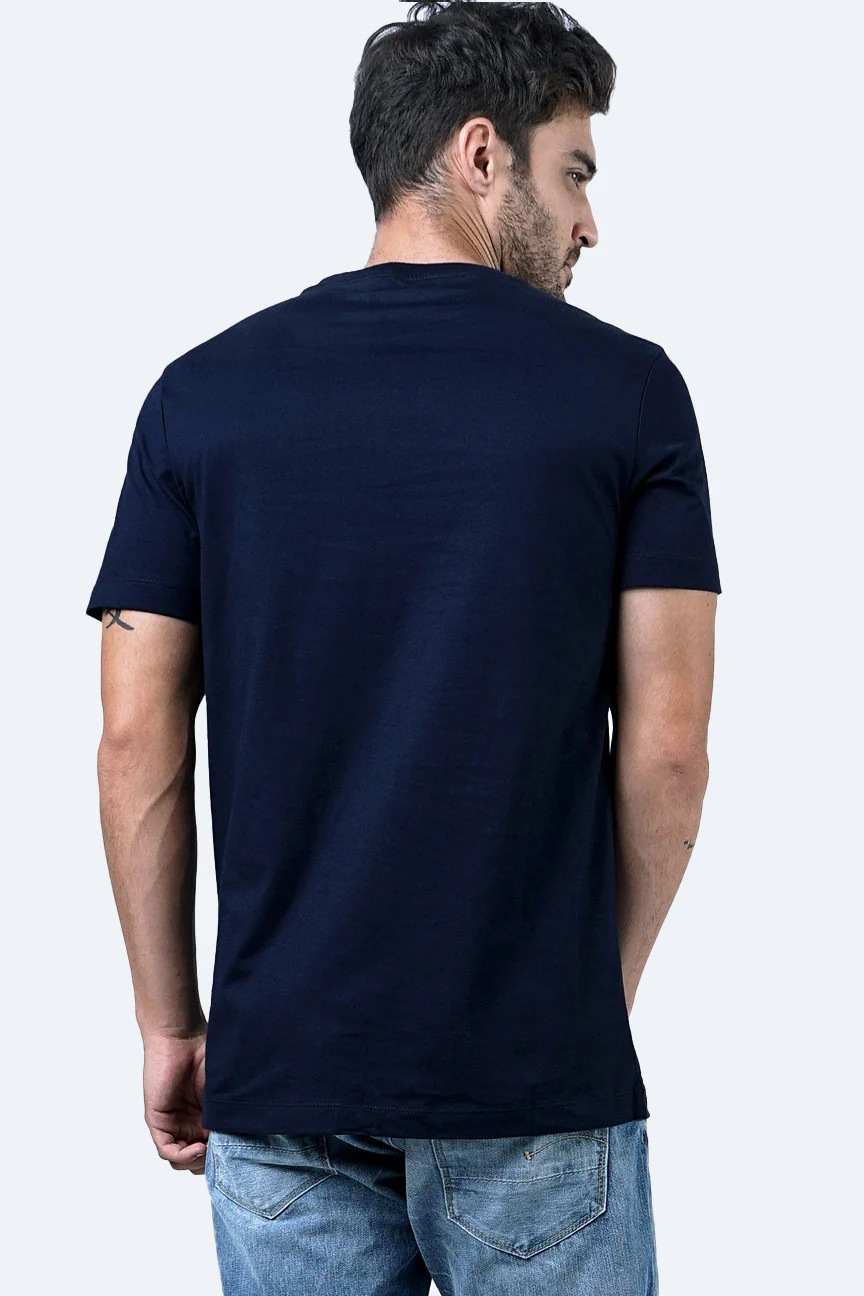 T-Shirt Lengan Pendek Fiction Dark Navy - Image 2