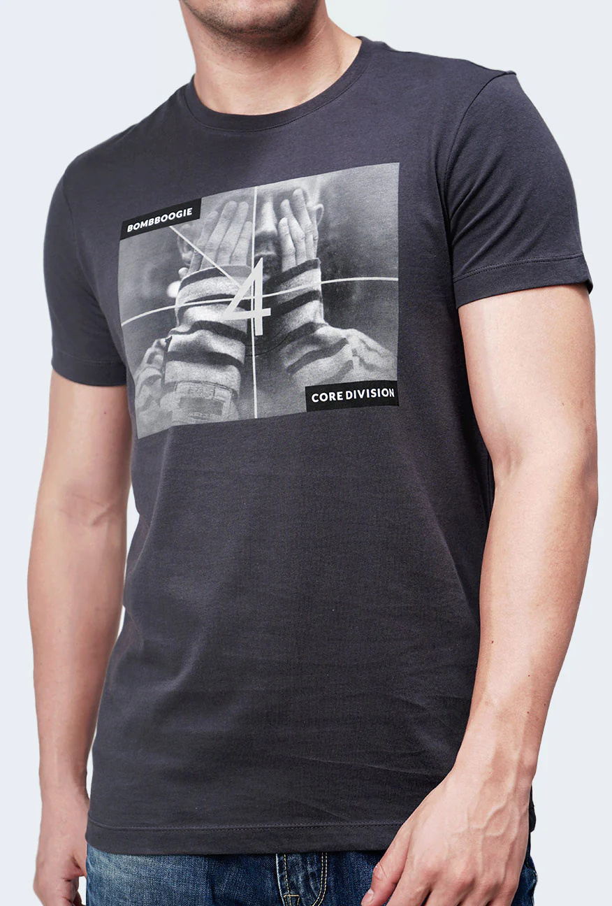 T-Shirt Lengan Pendek Fictus Grey - Image 4