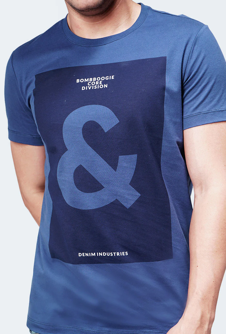 T-Shirt Lengan Pendek Flanker Blue - Image 2