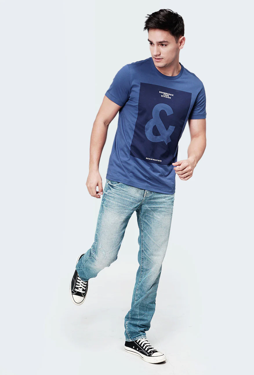 T-Shirt Lengan Pendek Flanker Blue - Image 3