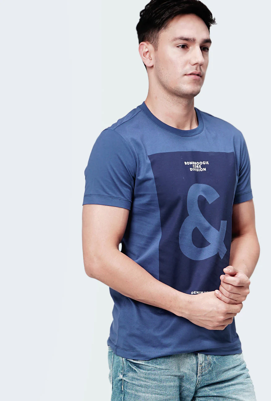 T-Shirt Lengan Pendek Flanker Blue - Image 4