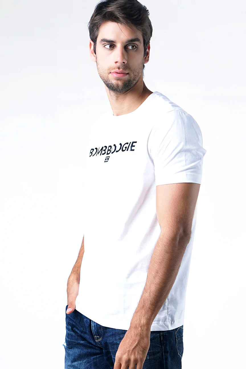 T-Shirt Lengan Pendek Flovel Offwhite - Image 2