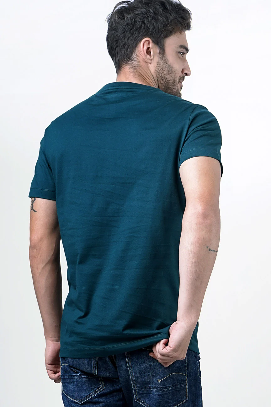 T-Shirt Lengan Pendek Flyod Dark Green - Image 4