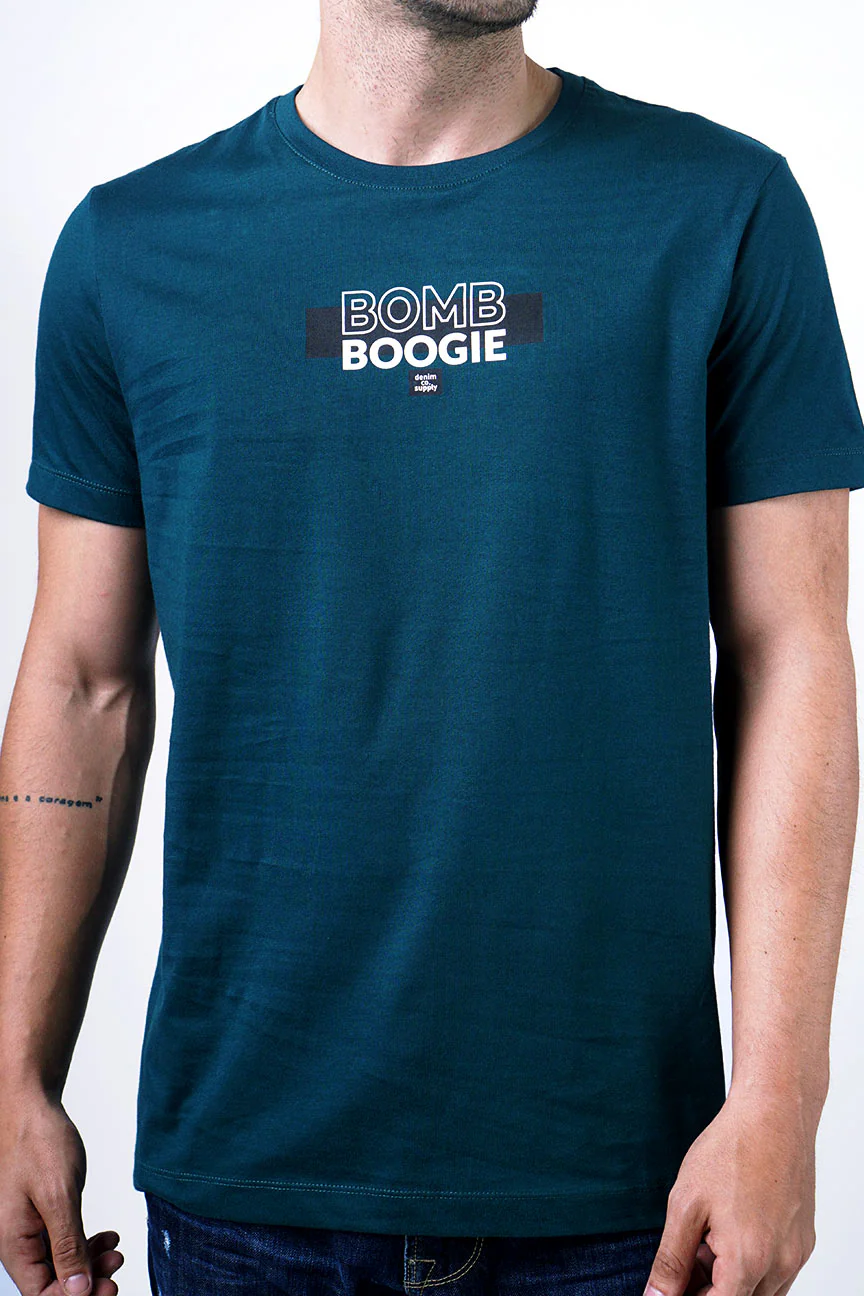 T-Shirt Lengan Pendek Flyod Dark Green - Image 5