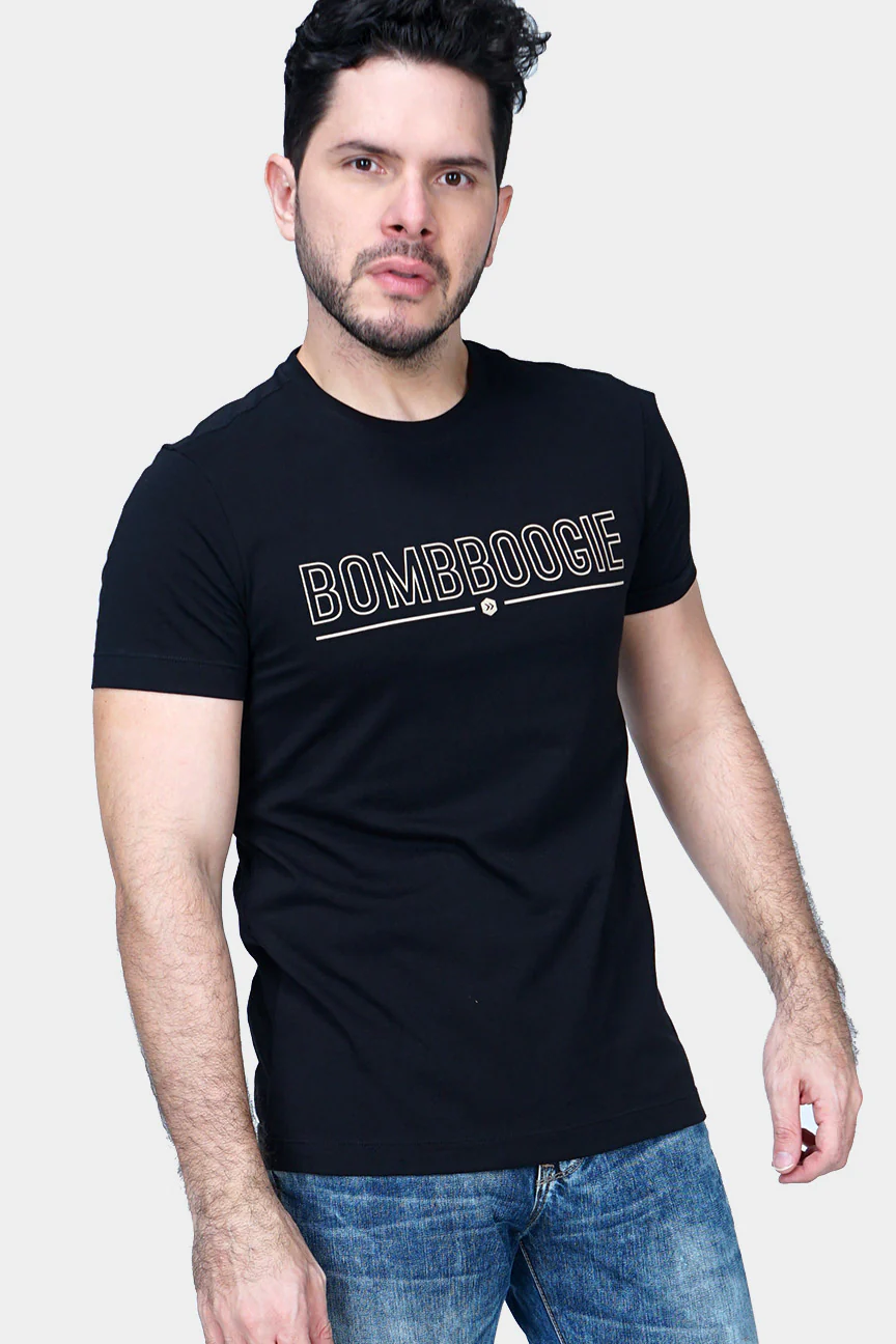 T-Shirt Lengan Pendek Franera Black