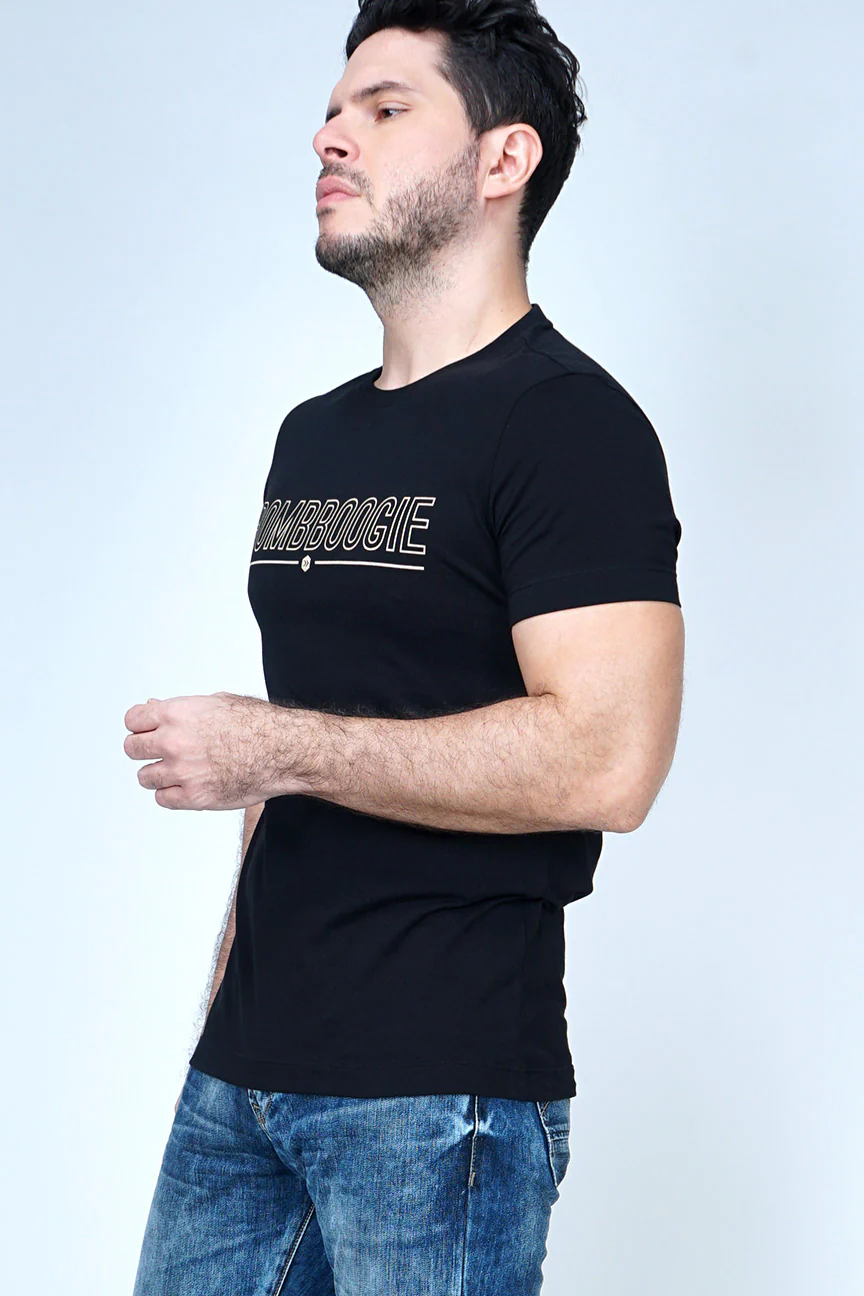 T-Shirt Lengan Pendek Franera Black - Image 3