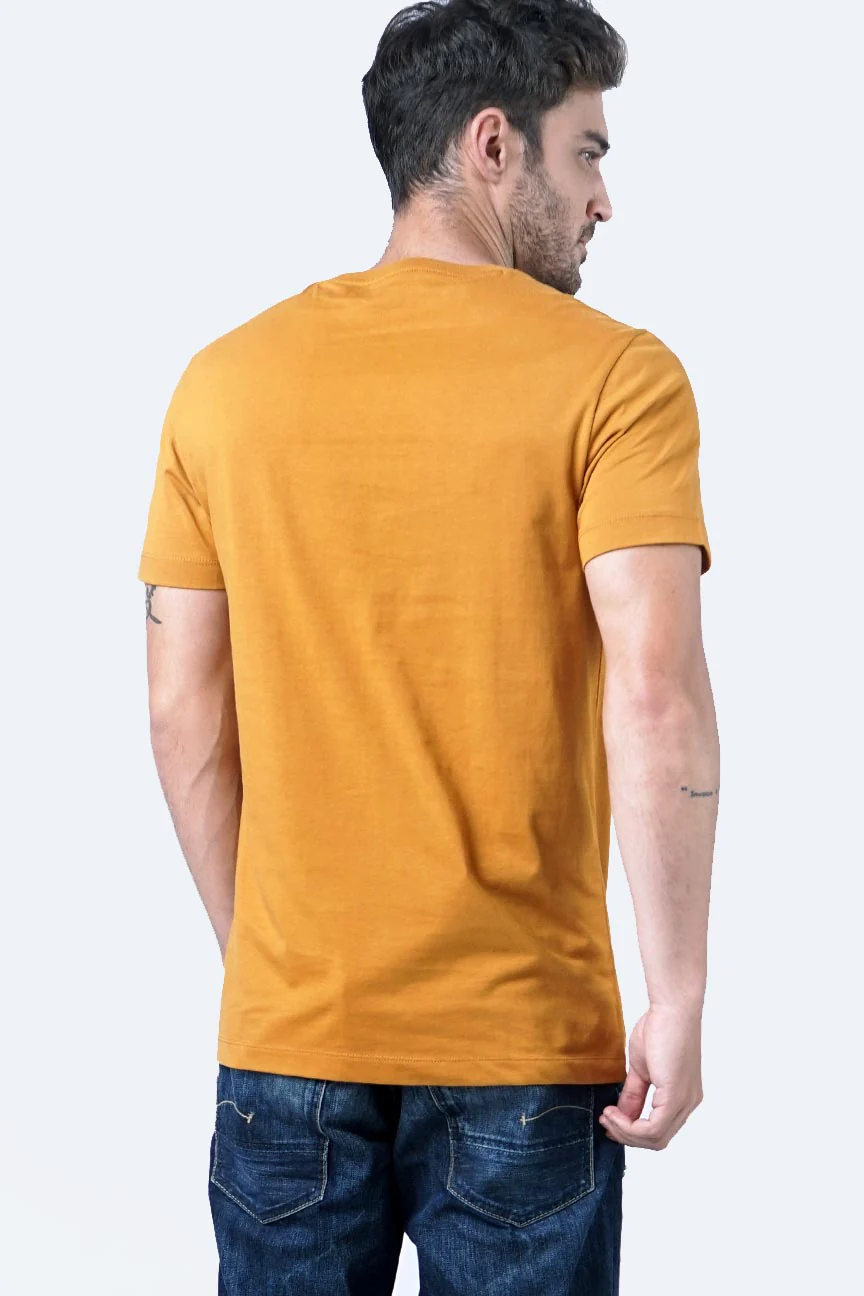 T-Shirt Lengan Pendek Freebie Dark Mustard - Image 5
