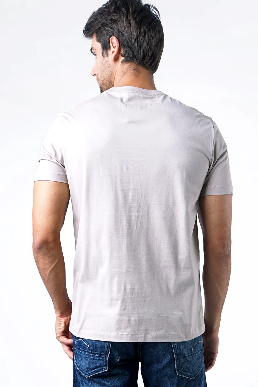 T-Shirt Lengan Pendek Freebie Khaki - Image 4