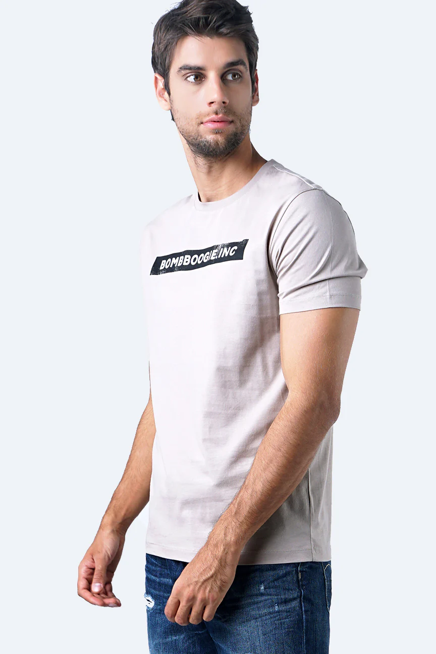 T-Shirt Lengan Pendek Freebie Khaki - Image 5