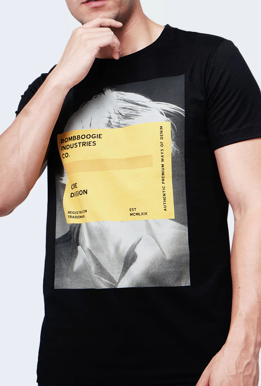 T-Shirt Lengan Pendek Frisbee Black - Image 2