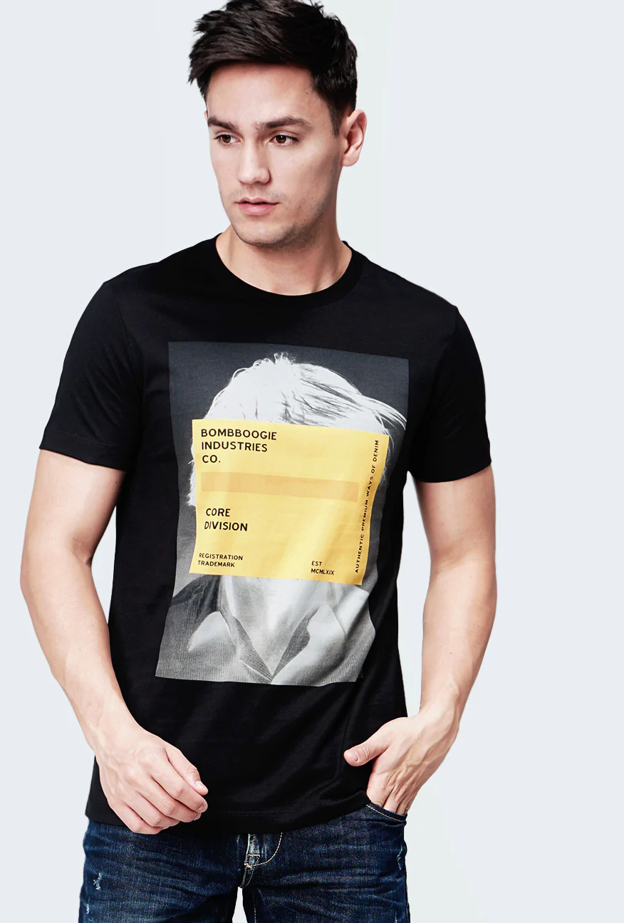 T-Shirt Lengan Pendek Frisbee Black - Image 3