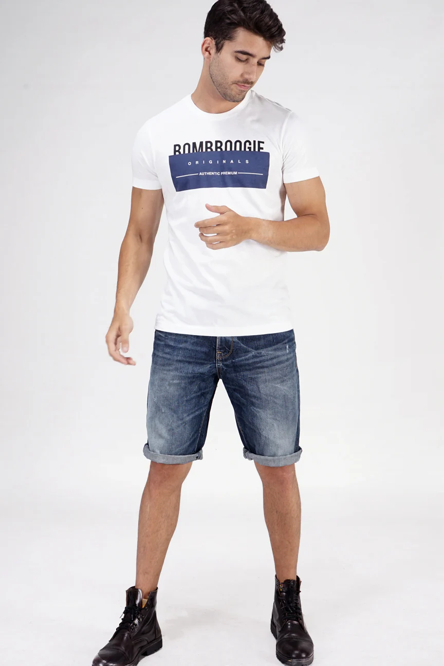 T-Shirt Lengan Pendek Fuego Offwhite - Image 3