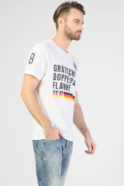 T-Shirt Lengan Pendek Germany Offwhite - Image 2