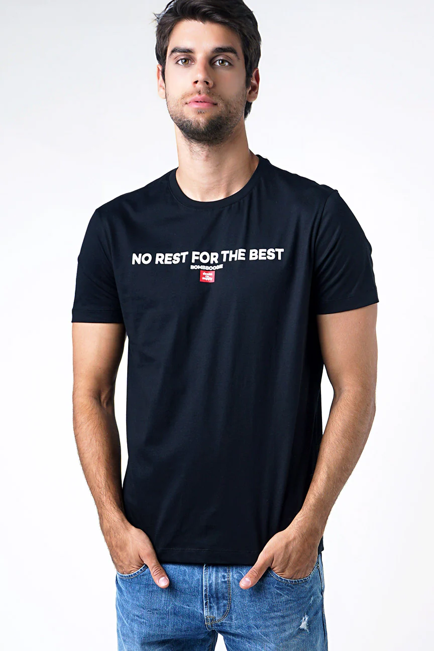 T-Shirt Lengan Pendek Gigle Black - Image 2