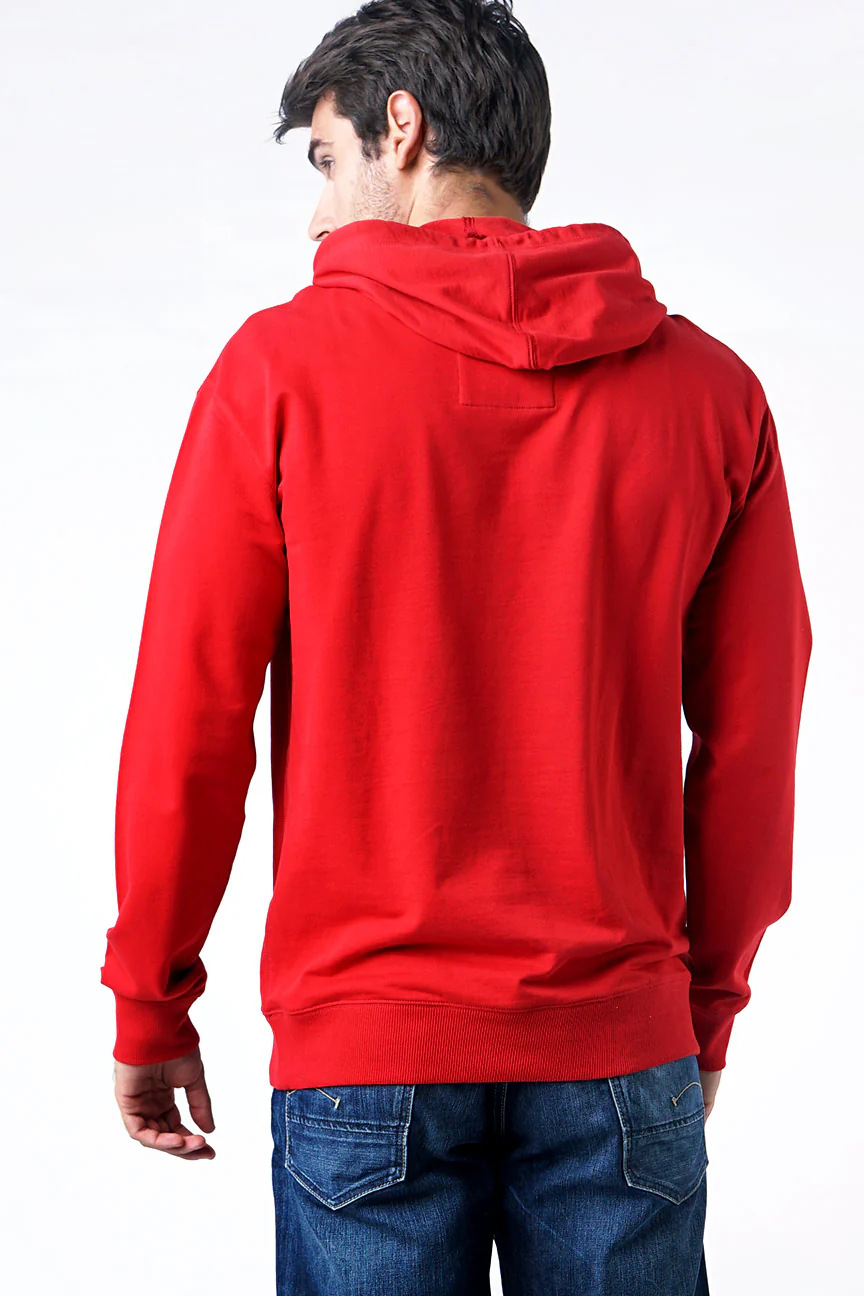 Sweater Hoodie Ginous Dark Red - Image 4