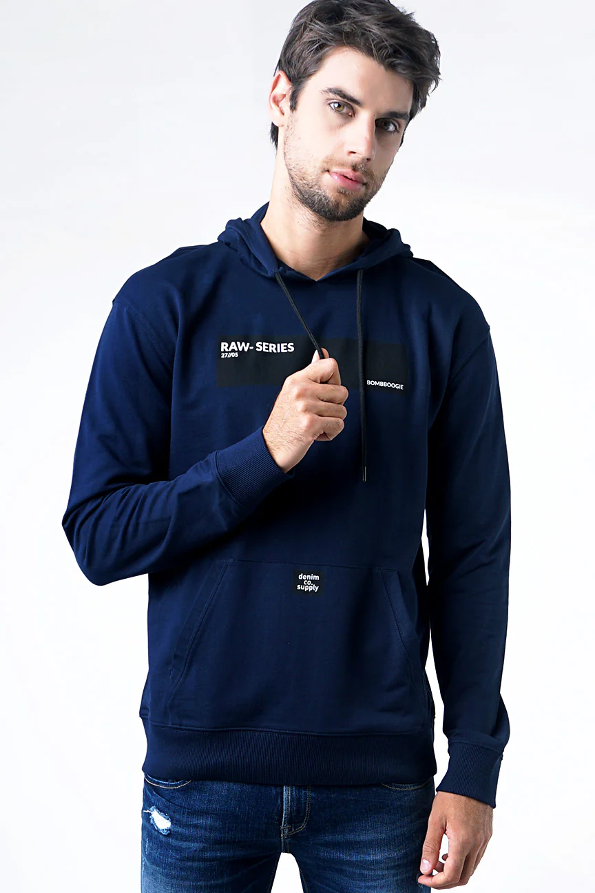 Sweater Hoodie Ginous Navy