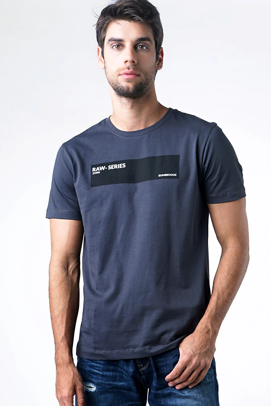 T-Shirt Lengan Pendek Ginoustee Grey
