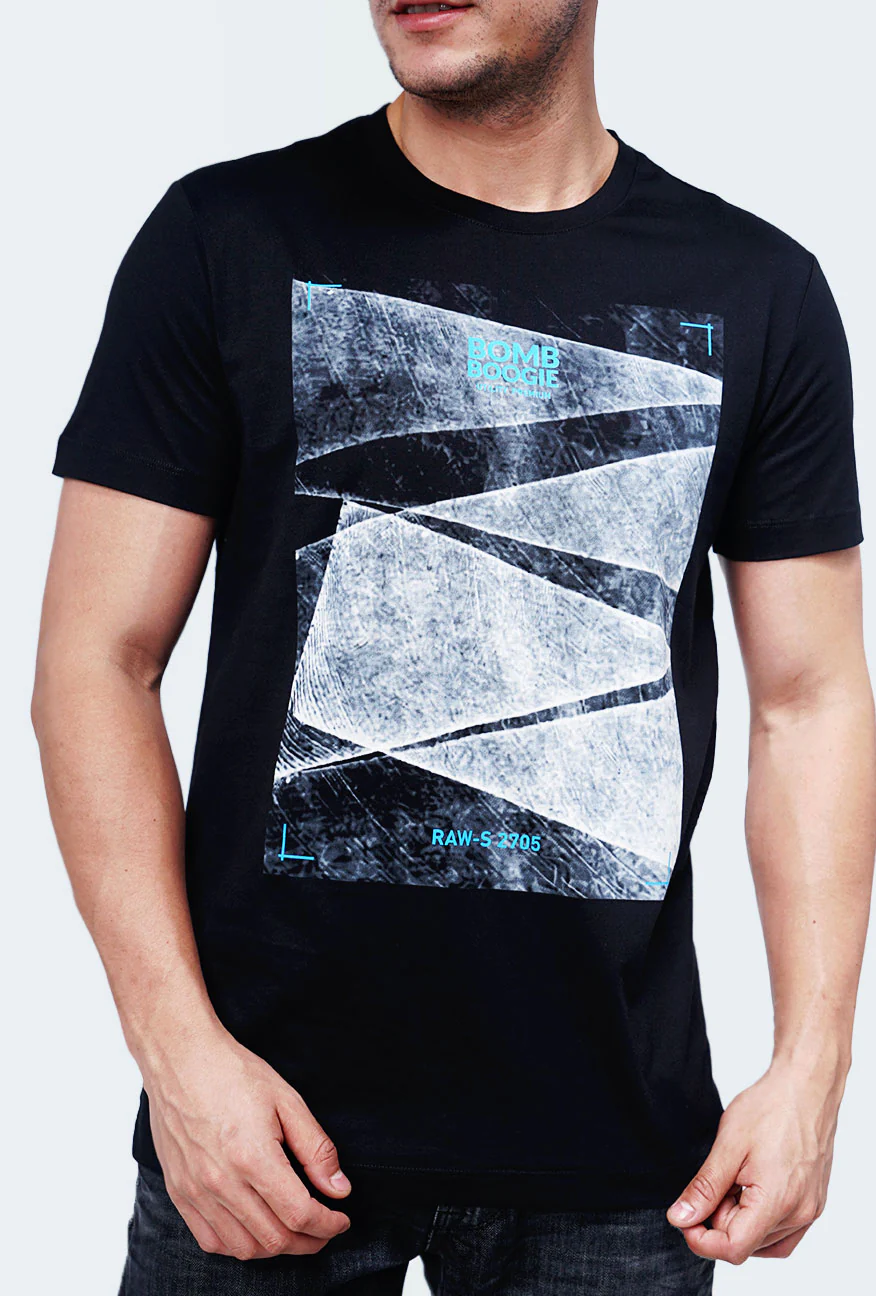 T-Shirt Lengan Pendek Glades Black - Image 2