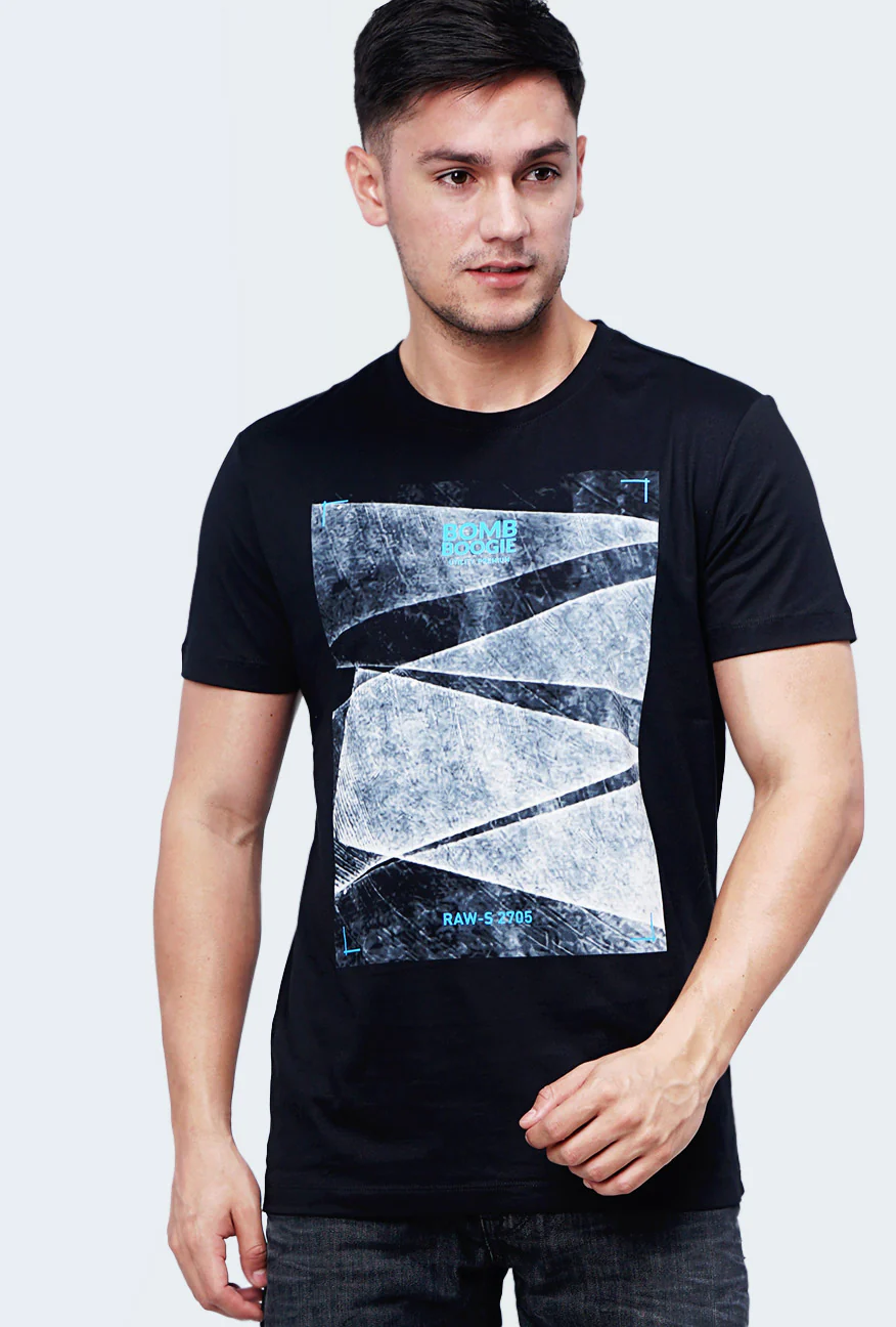 T-Shirt Lengan Pendek Glades Black - Image 3